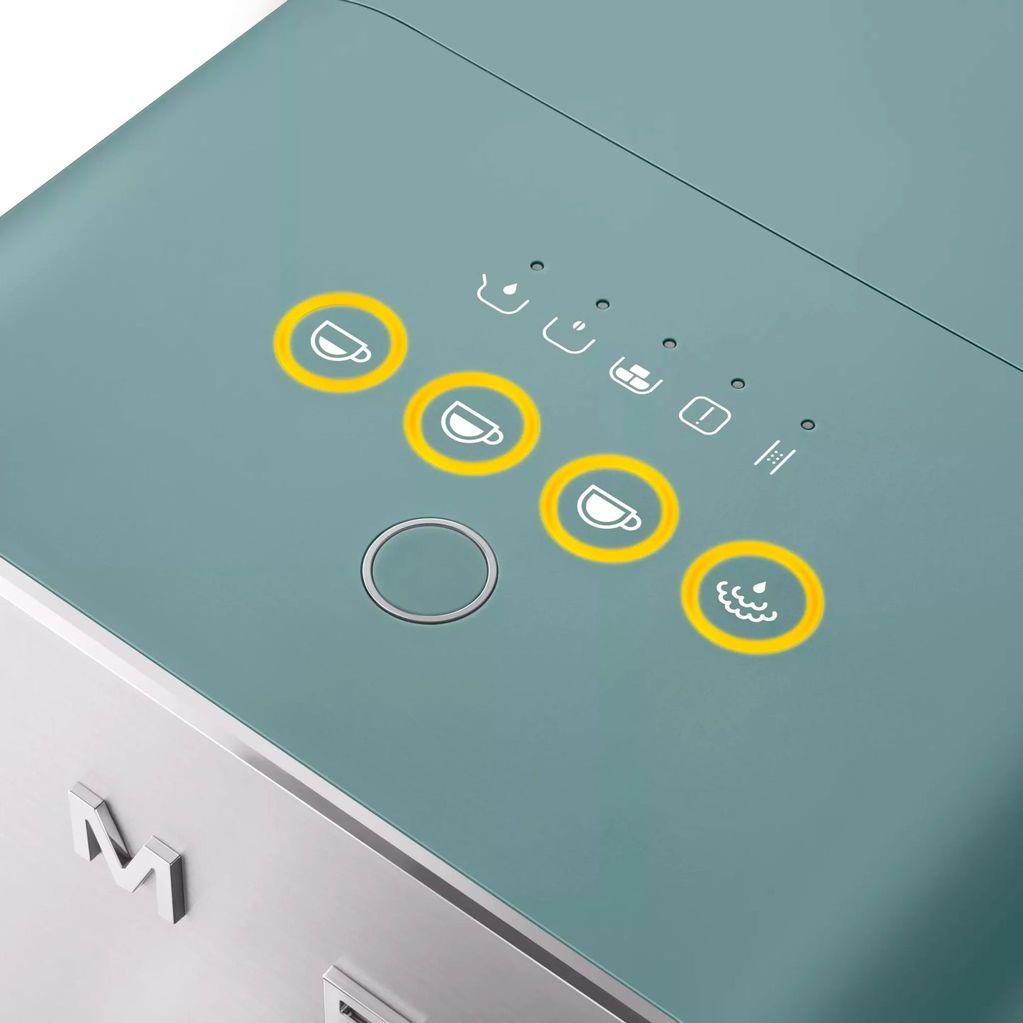 Smeg BCC12EGMUK Retro Bean to Cup Espresso Coffee Machine Emerald