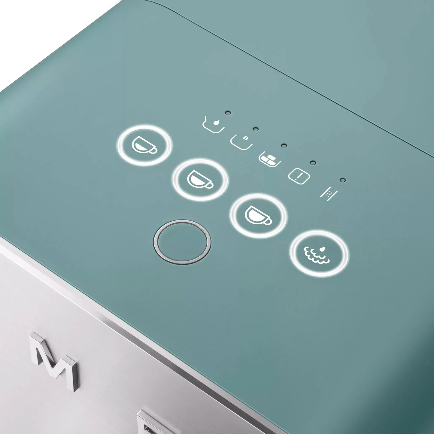 Smeg BCC12EGMUK Retro Bean to Cup Espresso Coffee Machine Emerald