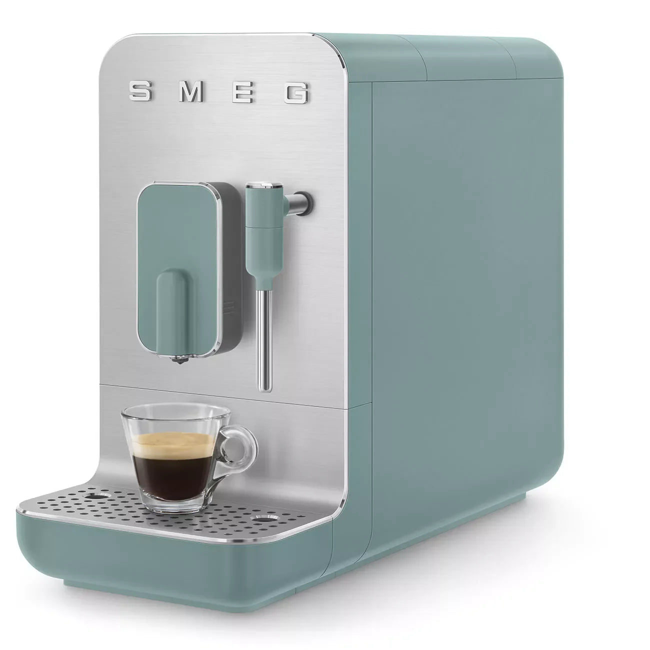 Smeg BCC12EGMUK Retro Bean to Cup Espresso Coffee Machine Emerald