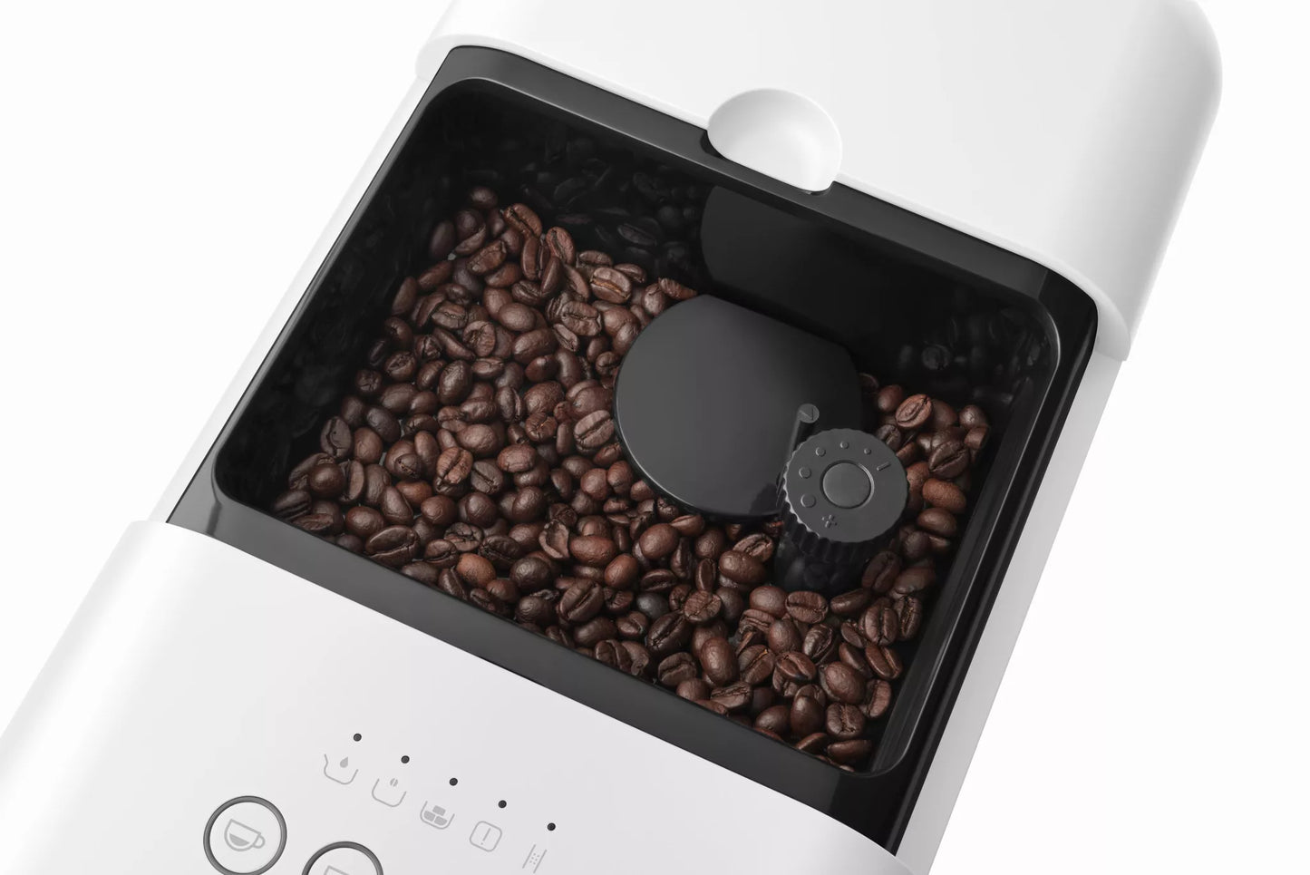 Smeg BCC12WHMUK Retro Bean to Cup Espresso Coffee Machine Matt White