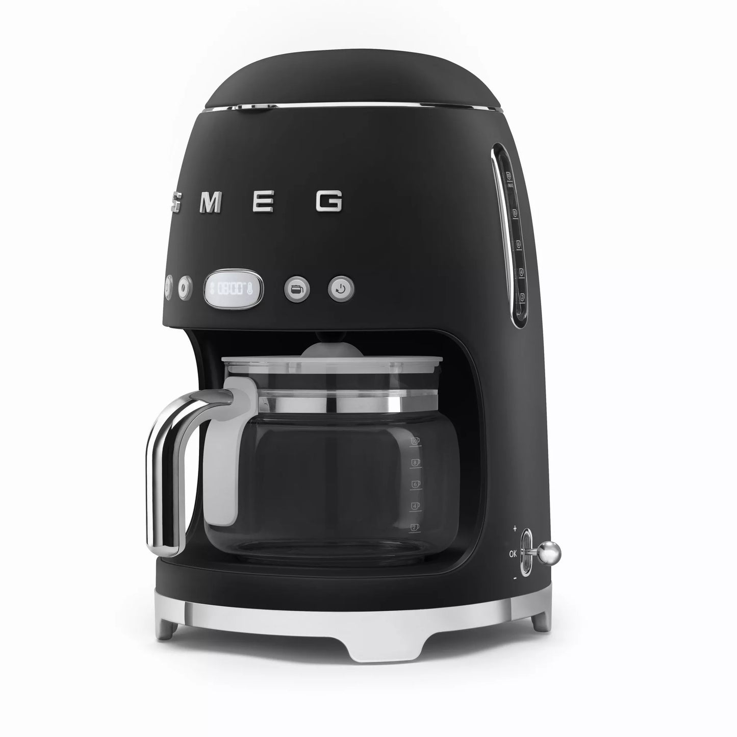 Smeg DCF02BLMUK 50s Style Retro Design Drip Filter Coffee Machine Matt Black