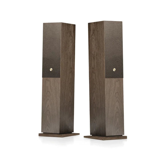 Audio Pro A48 W Wireless Multiroom Bluetooth Floorstanding Speakers Pair Walnut