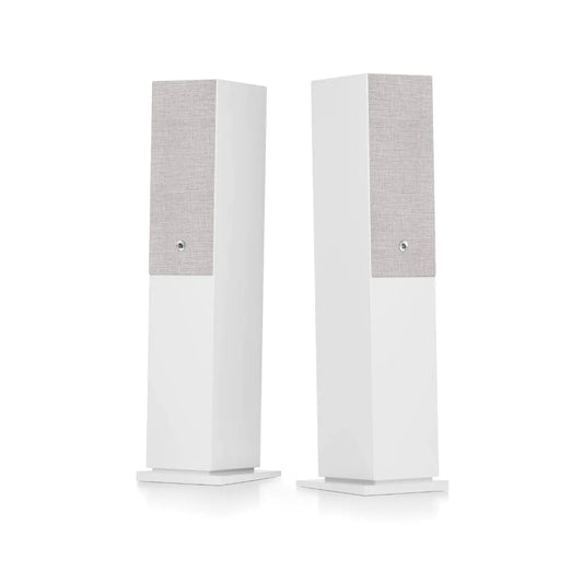 Audio Pro A48 W Wireless Multiroom Bluetooth Floorstanding Speakers Pair White