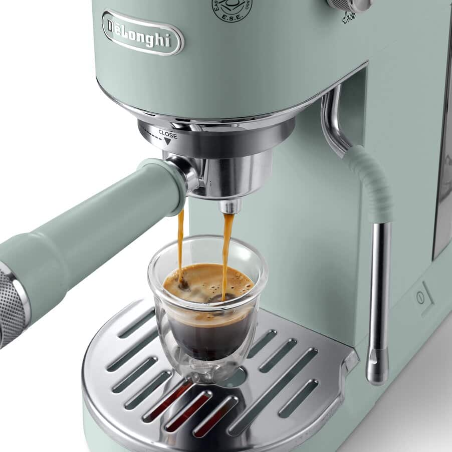 Delonghi EC890.GR Dedica Duo with Advanced Milk Steam Wand Manual Espresso Machine Green
