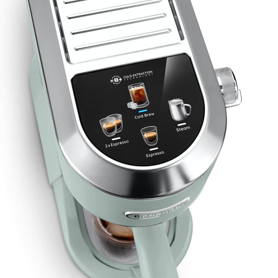 Delonghi EC890.GR Dedica Duo with Advanced Milk Steam Wand Manual Espresso Machine Green