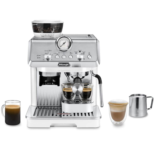 DeLonghi EC9155.WH La Specialista Arte Compact Manual Bean to Cup Manual Coffee Machine White