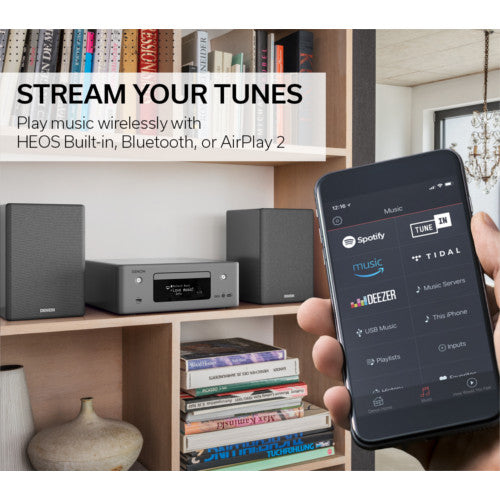 Denon CEOL RCDN11DAB DAB+ HiFi Network System Black Ex-Display Clearance