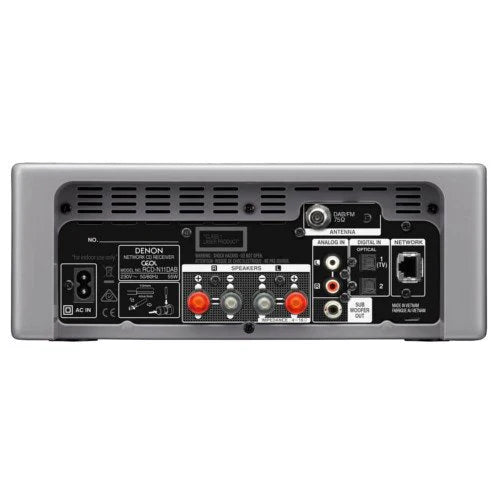 Denon CEOL RCDN11DAB DAB+ HiFi Network System Grey Ex-Display Clearance