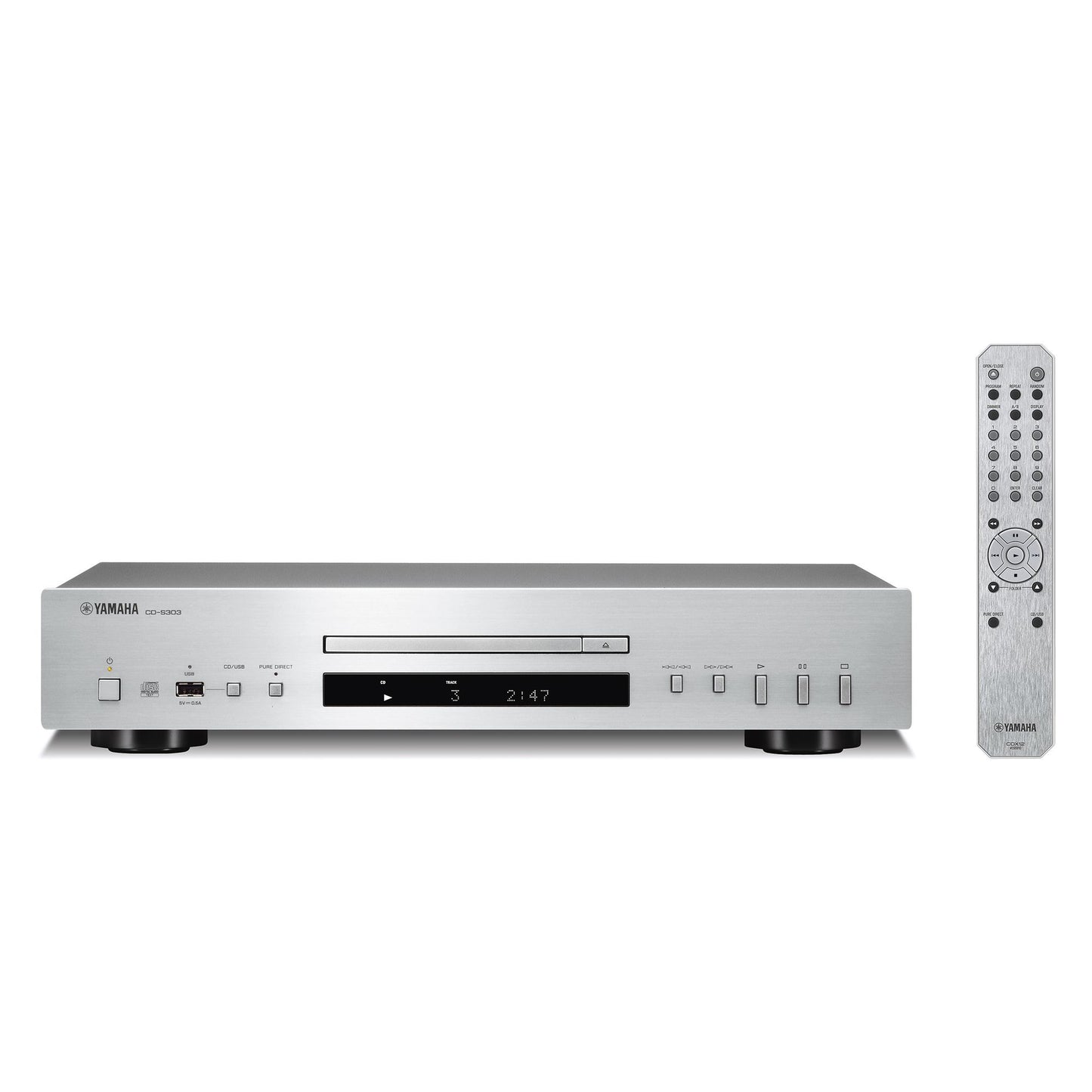 Yamaha CD S303 CD Player High Quality Pure Direct in Silver