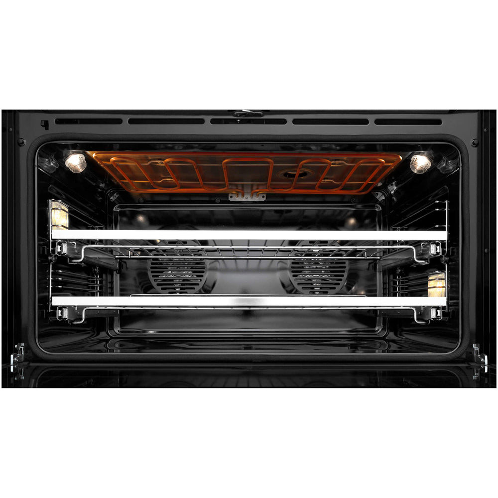 Fisher and Paykel OR90SCG6B1 Classic Single Oven Dual Fuel Range Cooker With Pyrolytic Cleaning Black