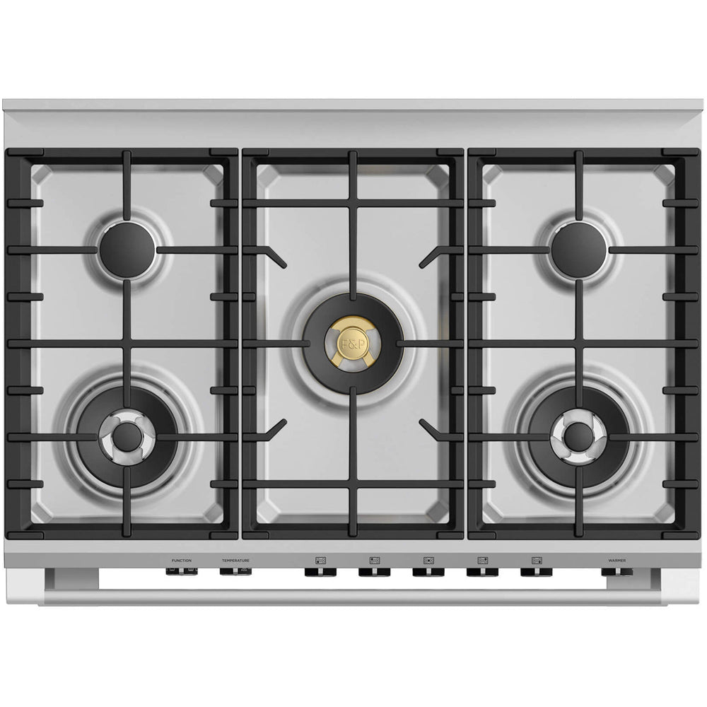 Fisher and Paykel OR90SCG6B1 Classic Single Oven Dual Fuel Range Cooker With Pyrolytic Cleaning Black