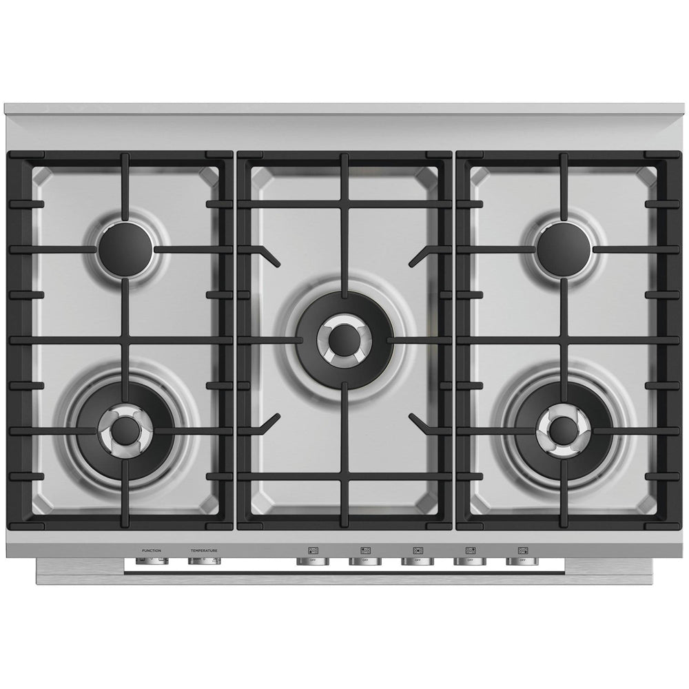 Fisher and Paykel OR90SDG4X1 Series 7 Contemporary Dual Fuel Range Cooker With Gas Hob Stainless Steel