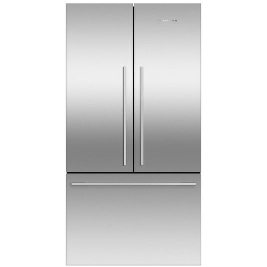 Fisher and Paykel RF610ADX6 Series 7 Freestanding Plumbed-In American Fridge Freezer Stainless Steel
