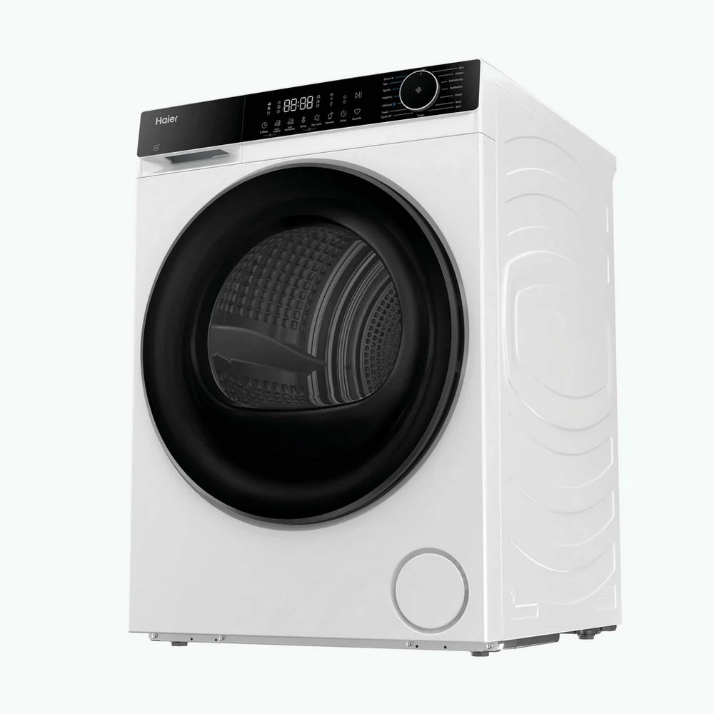 Haier HD80-D357U1 8kg Freestanding Heat Pump Tumble Dryer White - D Rated
