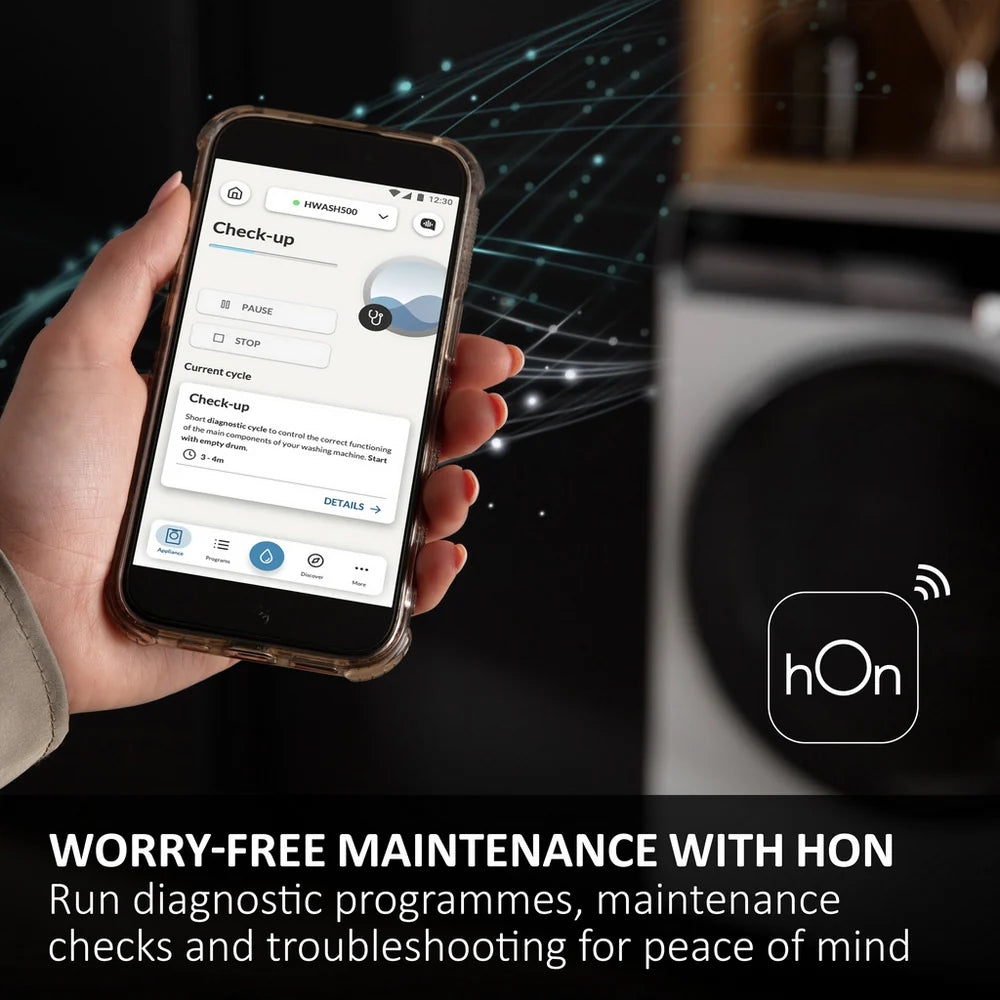 Haier HD80-D357U1 8kg Freestanding Heat Pump Tumble Dryer White - D Rated