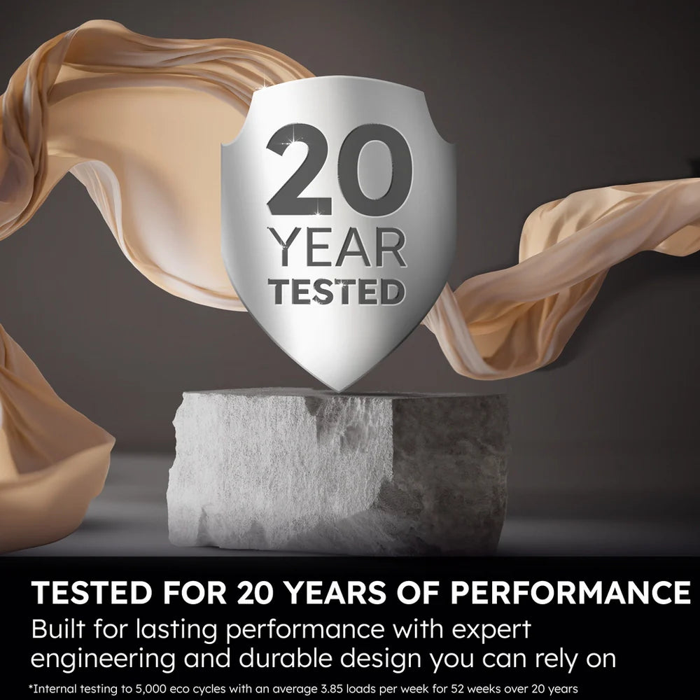 Haier HD80-D357U1 8kg Freestanding Heat Pump Tumble Dryer White - D Rated