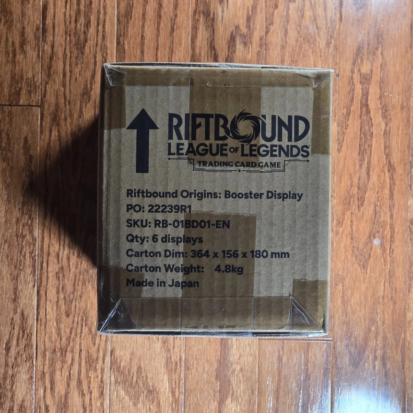 League of Legends Riftbound TCG Origins Booster Box Case 6 Boxes Sealed New