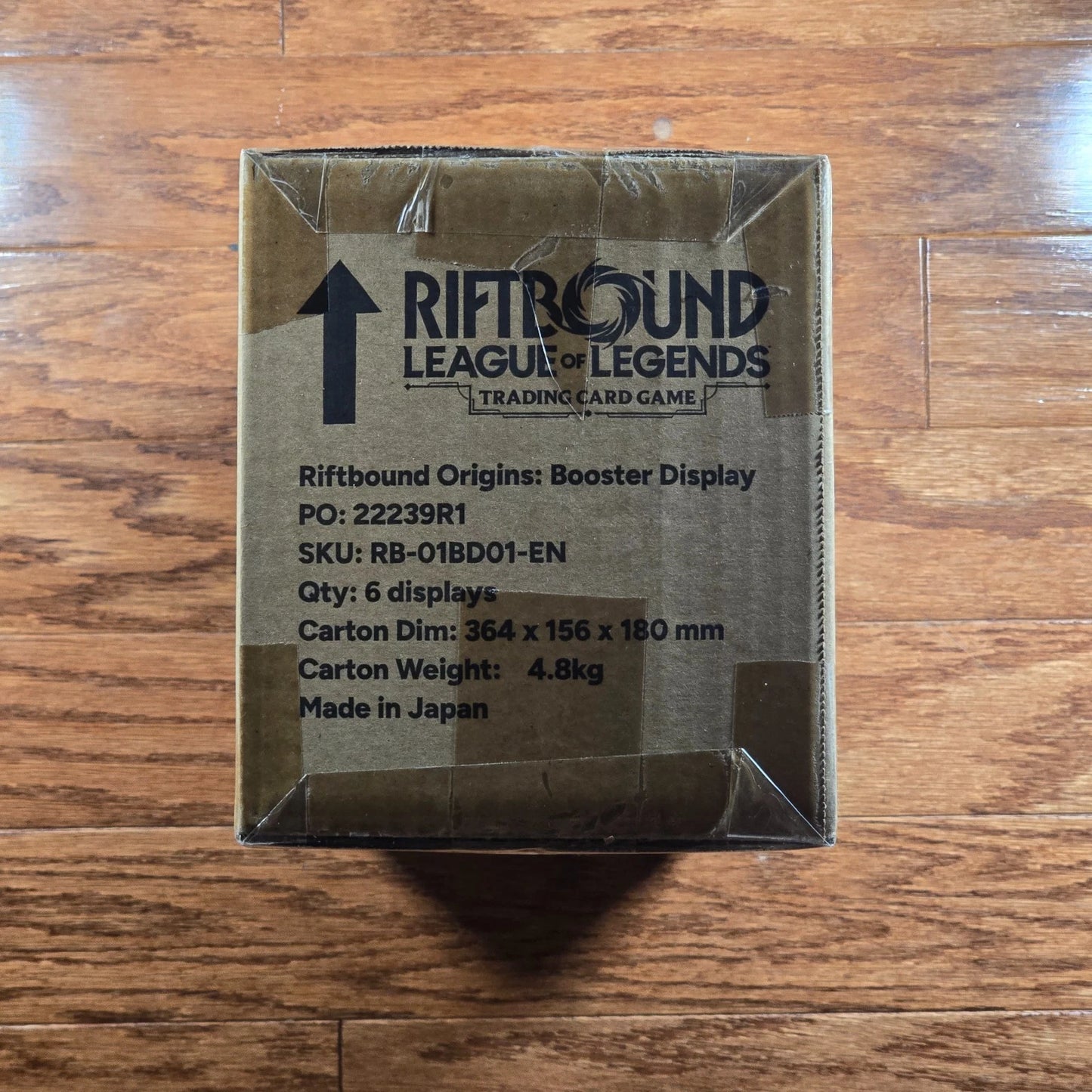 League of Legends Riftbound TCG Origins Booster Box Case 6 Boxes Sealed New