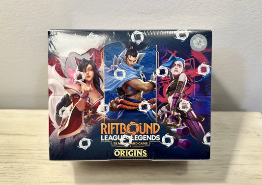 Riftbound: League of Legends TCG Origins - Booster Display - 24 Booster Packs (14 Cards Ea), Battle Deck-Building Trading Card Game, Randomly Assorted