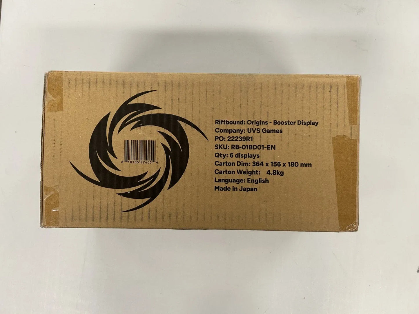 RIFTBOUND LEAGUE OF LEGENDS TCG ORIGINS 6 BOOSTER BOX CASE - FACTORY SEALED