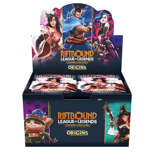 RIFTBOUND LEAGUE OF LEGENDS TCG - ORIGINS BOOSTER BOX ENGLISH FACTORY SEALED