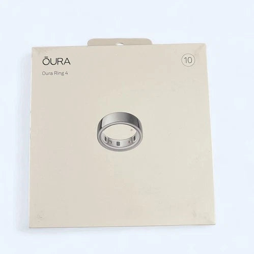 Oura Ring Gen 4 Silver Size 10