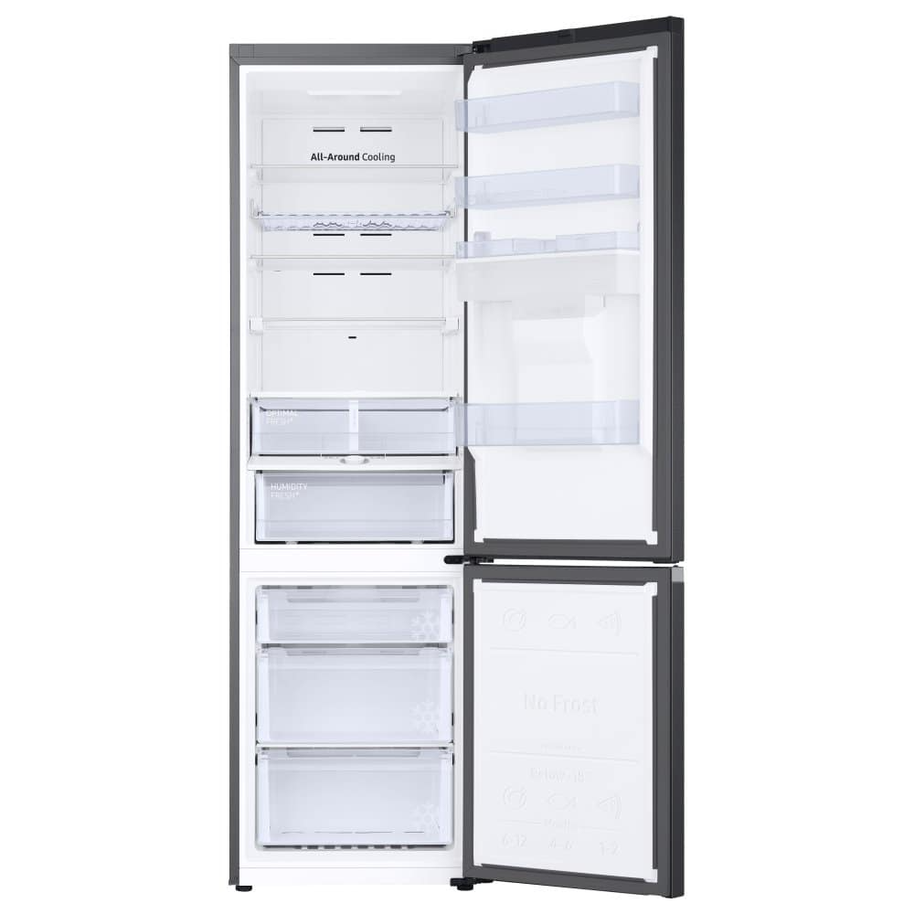 Samsung Series 6 RB38C636DB1EU SpaceMax Non Plumbed Frost Free Smart Fridge Freezer Black Stainless