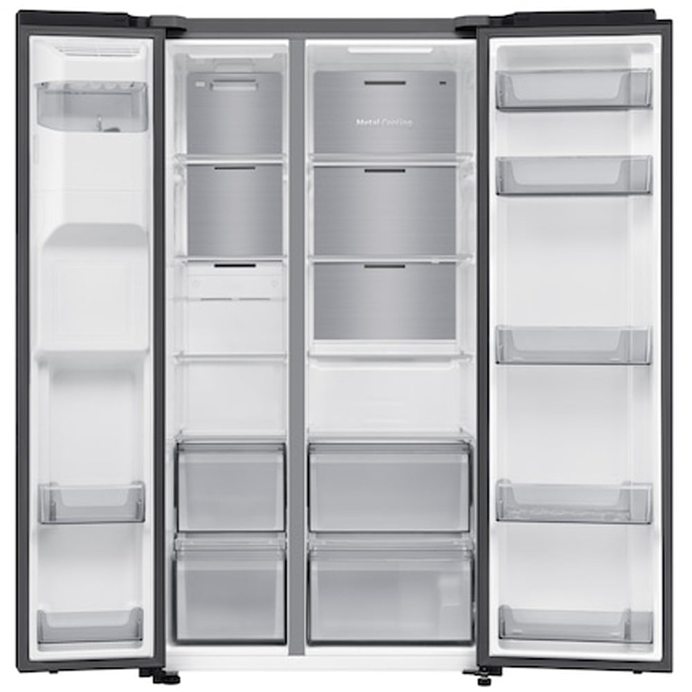 Samsung Series 6 RS70F64KDTEU Bespoke AI SpaceMax Smart American Fridge Freezer Silver