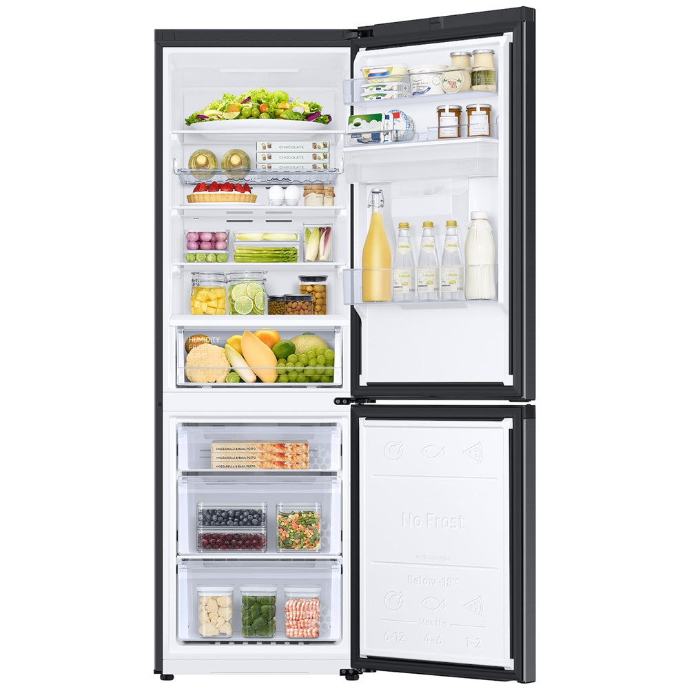 Samsung Series 7 RB34C632EBNEU SpaceMax 341L Non-Plumbed Frost Free Fridge Freezer Black