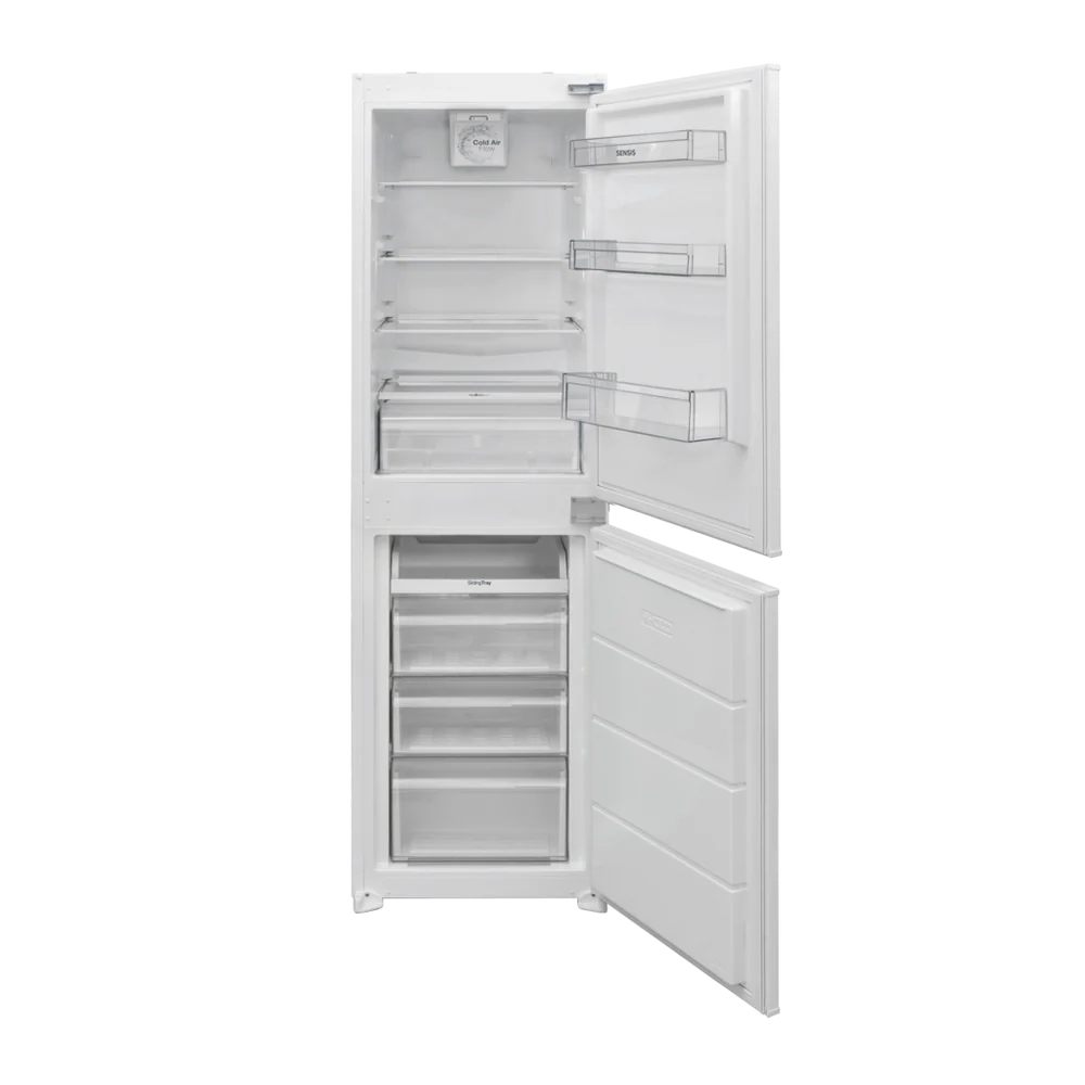 Sensis RFCMI0154EW 177cm Integrated Frost Free Fridge Freezer - E Rated