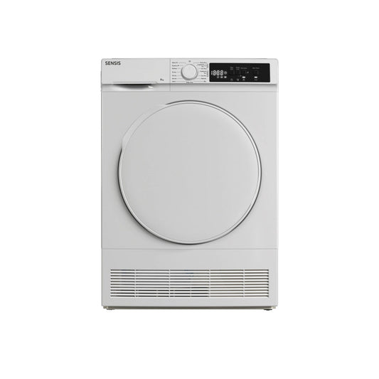 Sensis TDCF018BW 8kg Freestanding Condenser Tumble Dryer White - B Rated