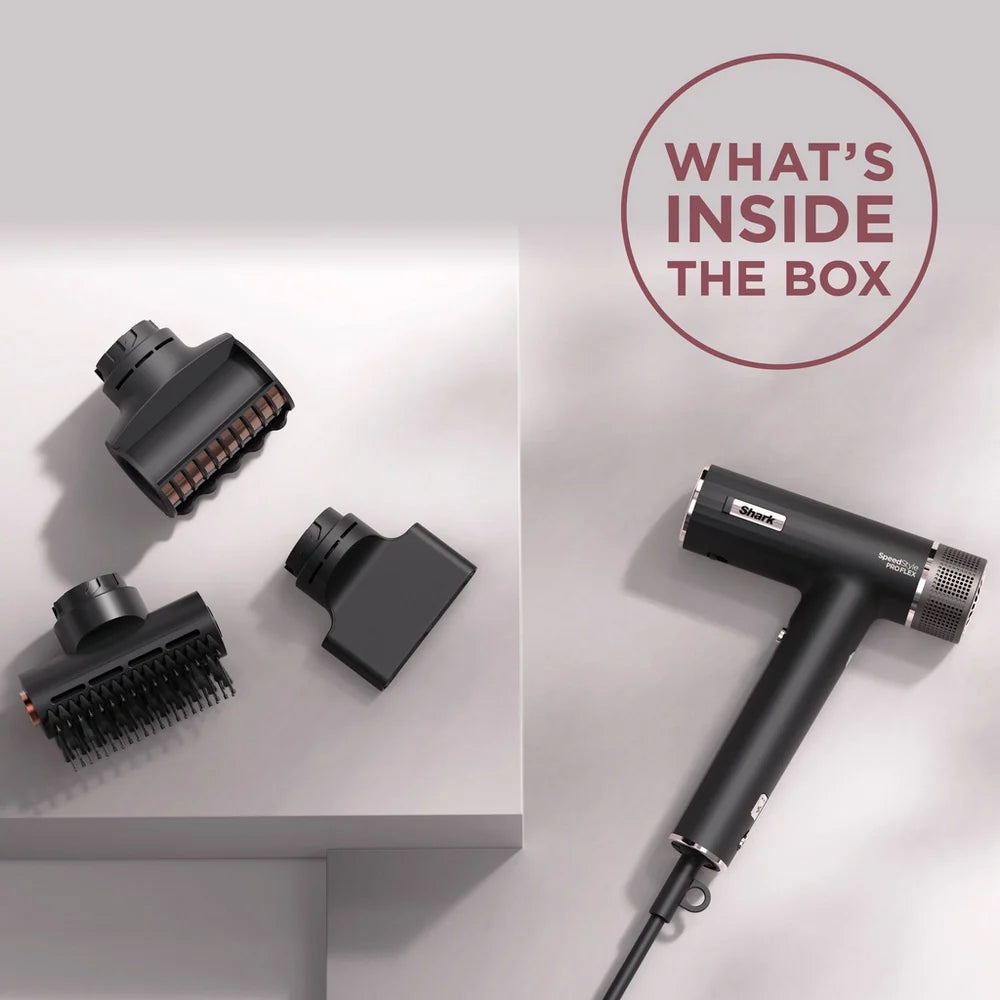 Shark SpeedStyle Pro 3 in 1 High-Velocity Hair Dryer System for Straight & Wavy Hair HD731UK