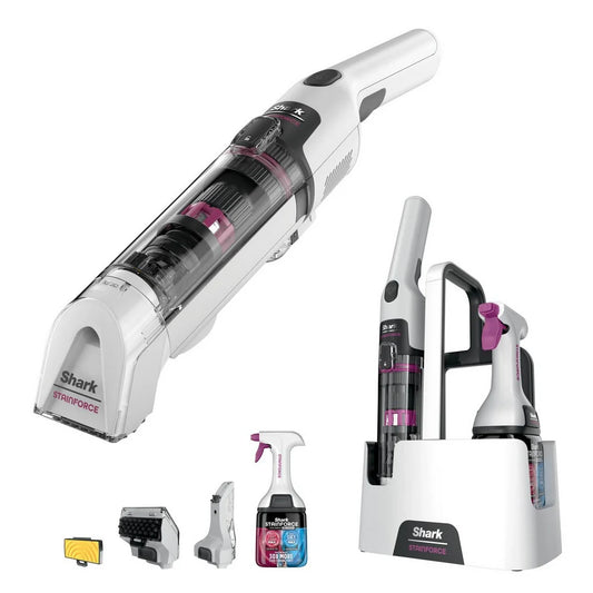 Shark StainForce Cordless Stain-Destroying Spot Cleaner HX100UKT - White