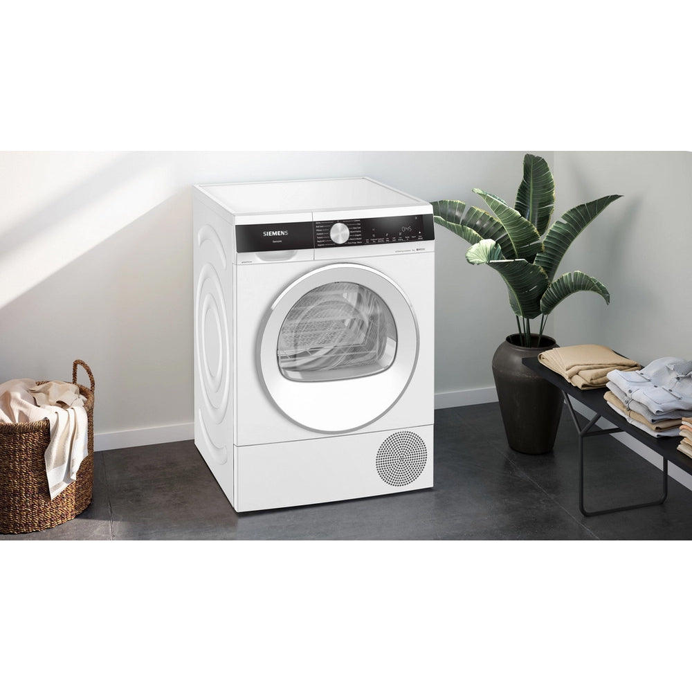 Siemens WQ45G202GB 9kg iQ500 Freestanding Heat Pump Tumble Dryer - A+++ Rated