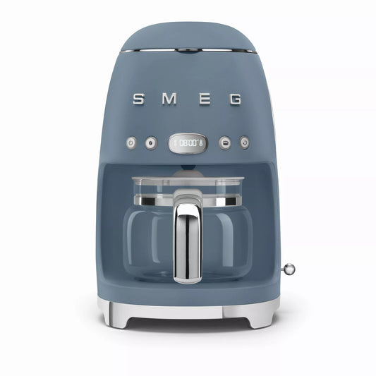 Smeg DCF02SBMUK 50s Style Retro Design Drip Filter Coffee Machine Storm Blue