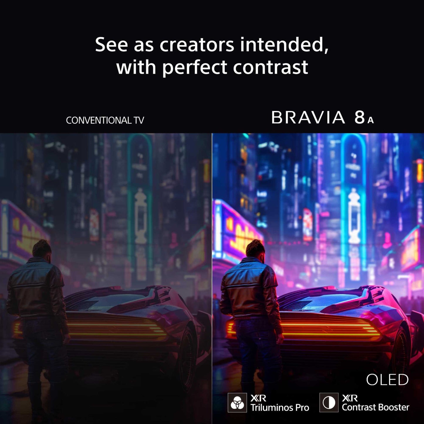 Sony K77XR8APU 77 Inch BRAVIA 8A 4K UHD HDR OLED Smart TV with BRAVIA Theatre Bar 8 HTA8000 Soundbar Bundle