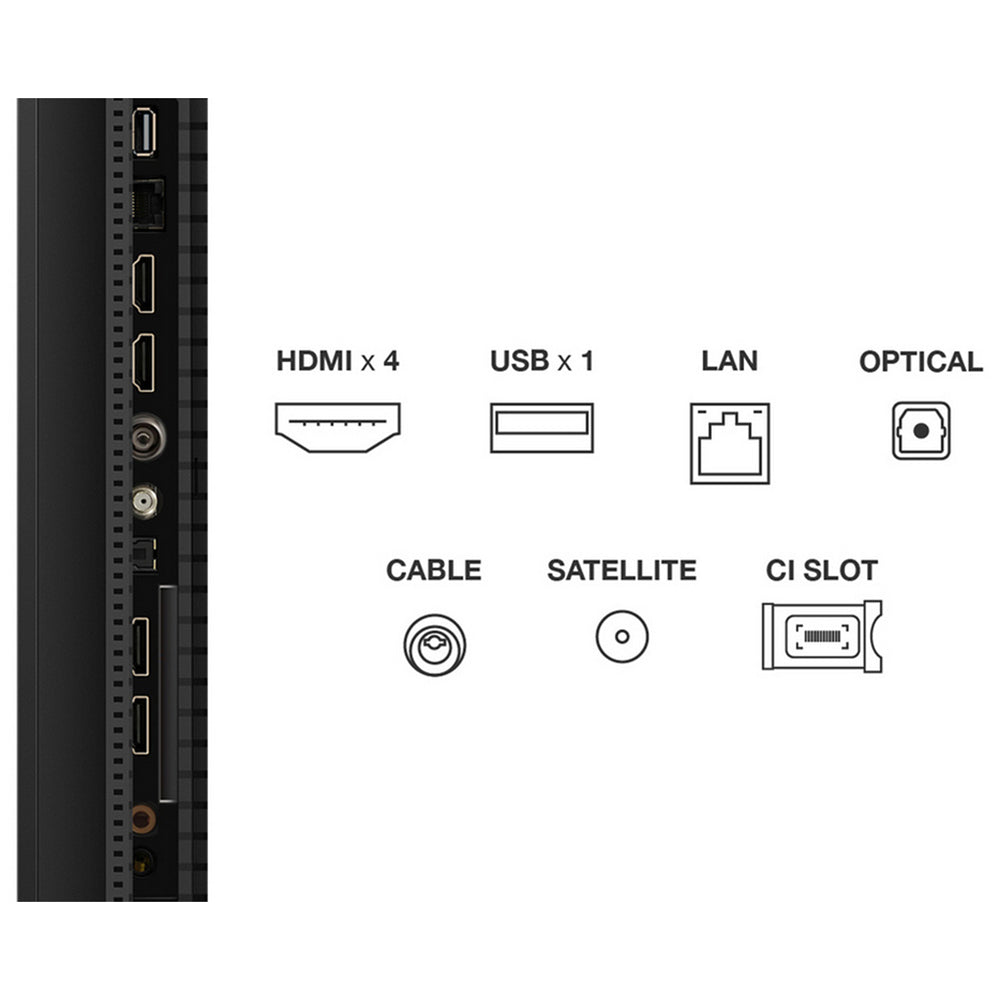 TCL 50Q6C-UK 50 Inch Q6C 4K Ultra HD HDR QD-Mini LED Smart Google TV 2025