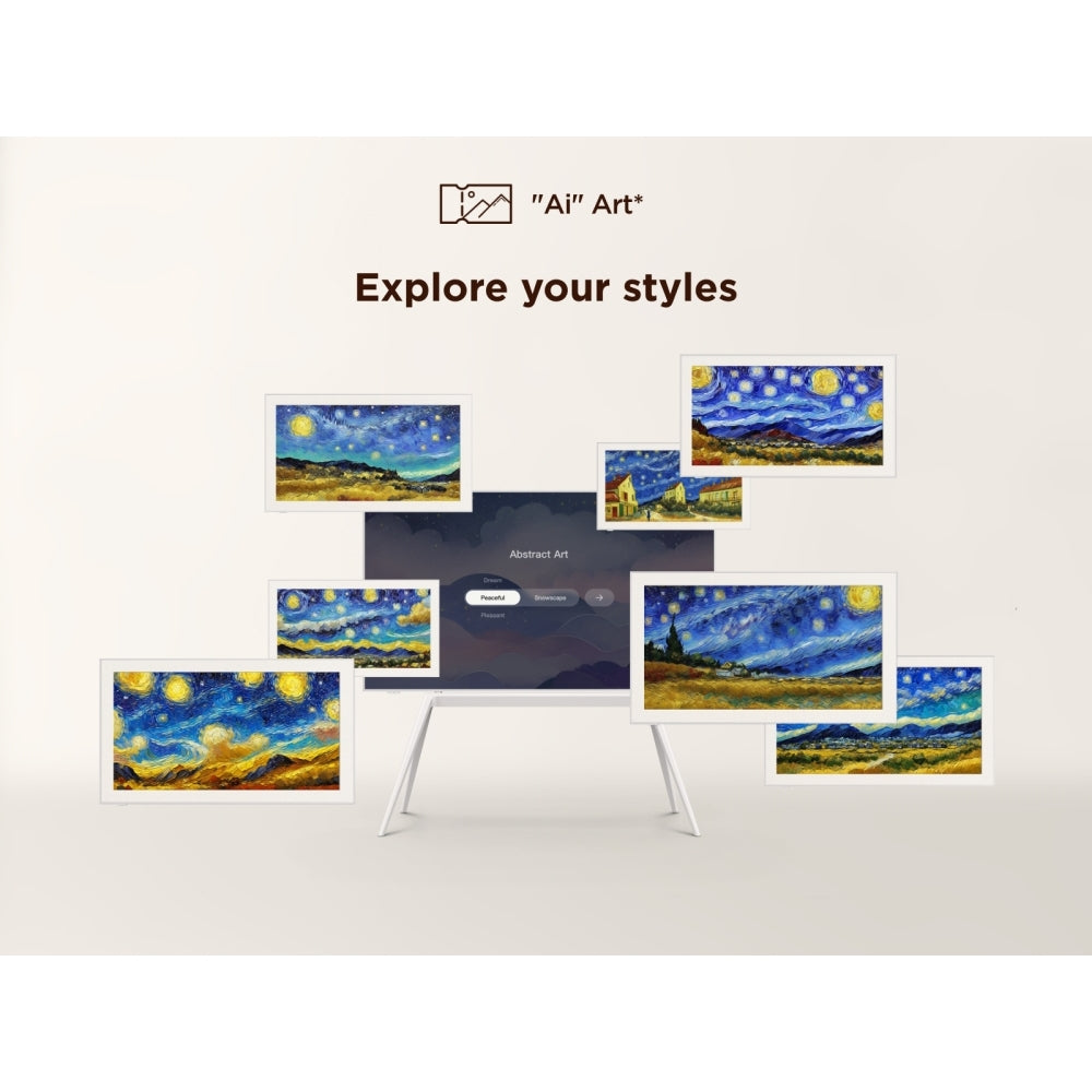 TCL 65A300W-UK 65 Inch NXTVISION A300W 4K Ultra HD QLED PRO HDR Google Frame TV 2025