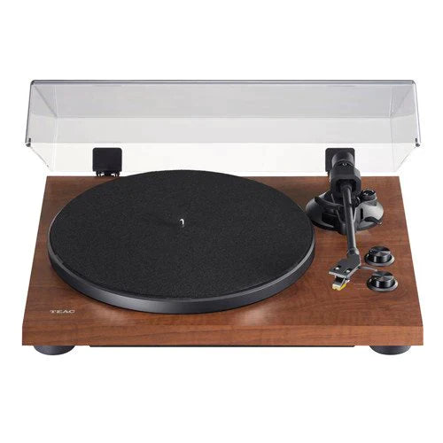 TEAC TN-280BT-A3 2-speed Analog Turntable with Phono EQ and Bluetooth In Walnut Ex-Display Clearance