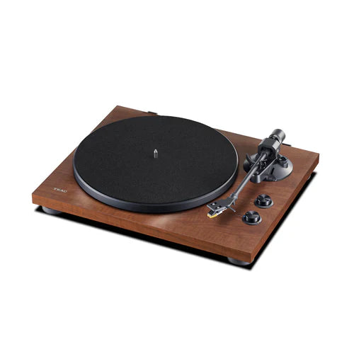TEAC TN-280BT-A3 2-speed Analog Turntable with Phono EQ and Bluetooth In Walnut Ex-Display Clearance