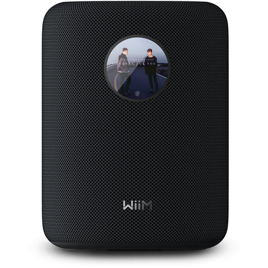 WiiM SOUND Wireless Multiroom Smart Speaker with Display - Black