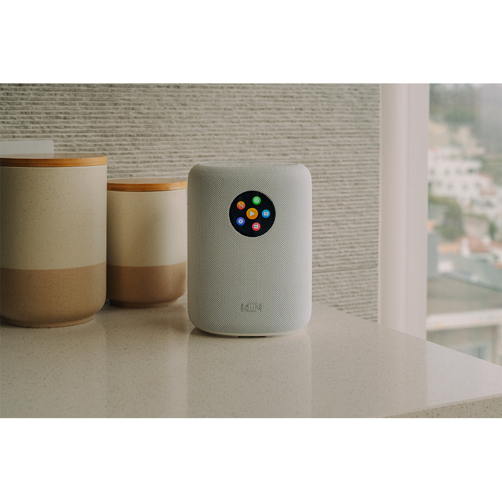 WiiM SOUND Wireless Multiroom Smart Speaker with Display -  White